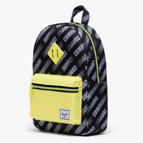Herschel Kids Heritage Backpack | HSC Motion Black/Highlight - Picture 2 of 15